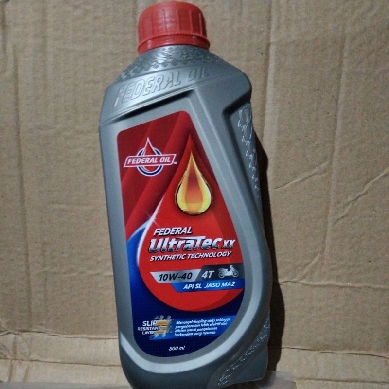 Oli Federal Supreme XX 10W-40 800ml Oil Pederal Double X Motor Bebek Super