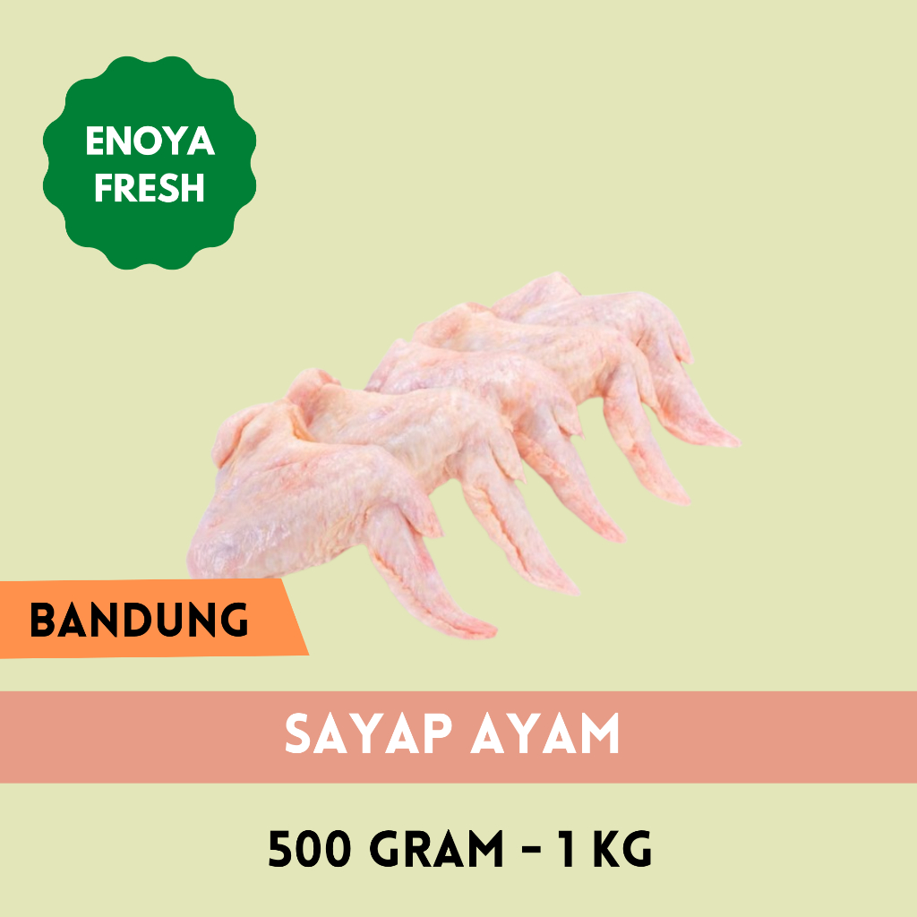 

Sayap Ayam 500 gr - 1 kg Bandung