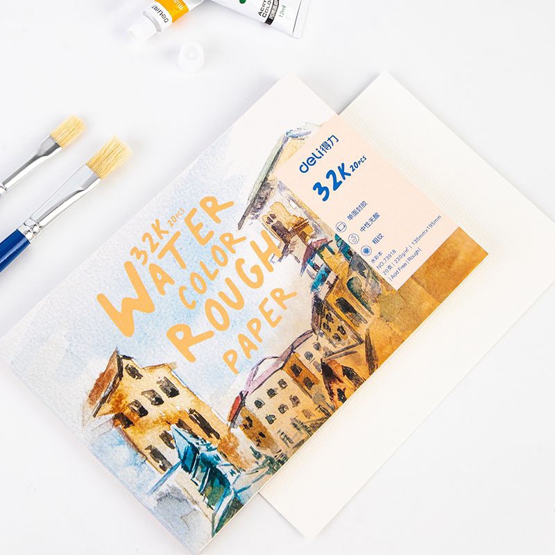 

Deli Watercolor Paint Paper / Kertas Gambar / Canvas 32K 73918 perlengkapan menggambar perlengkapan sekolah perlengkapan rumah alat tulis kantor ATK terbaru