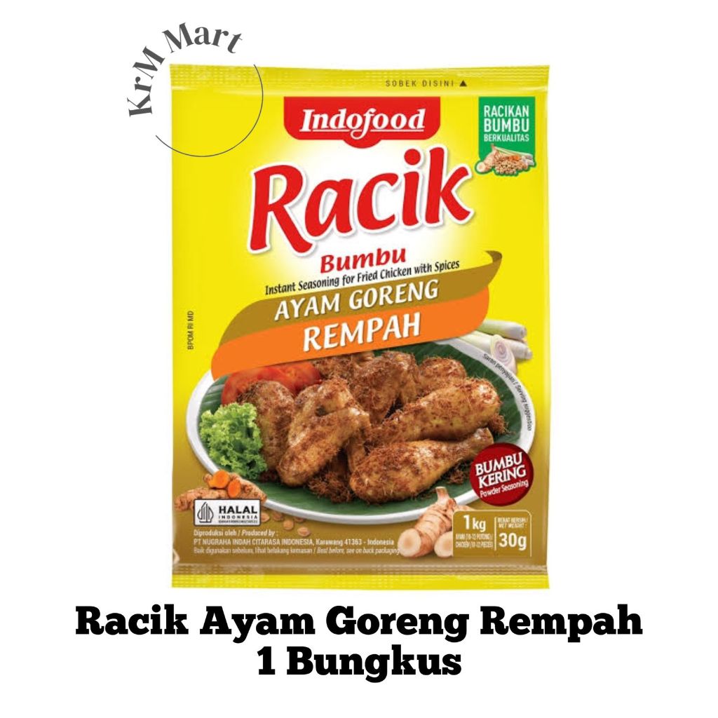 

Racik Ayam Goreng Rempah 1 bungkus pcs bumbu indofood