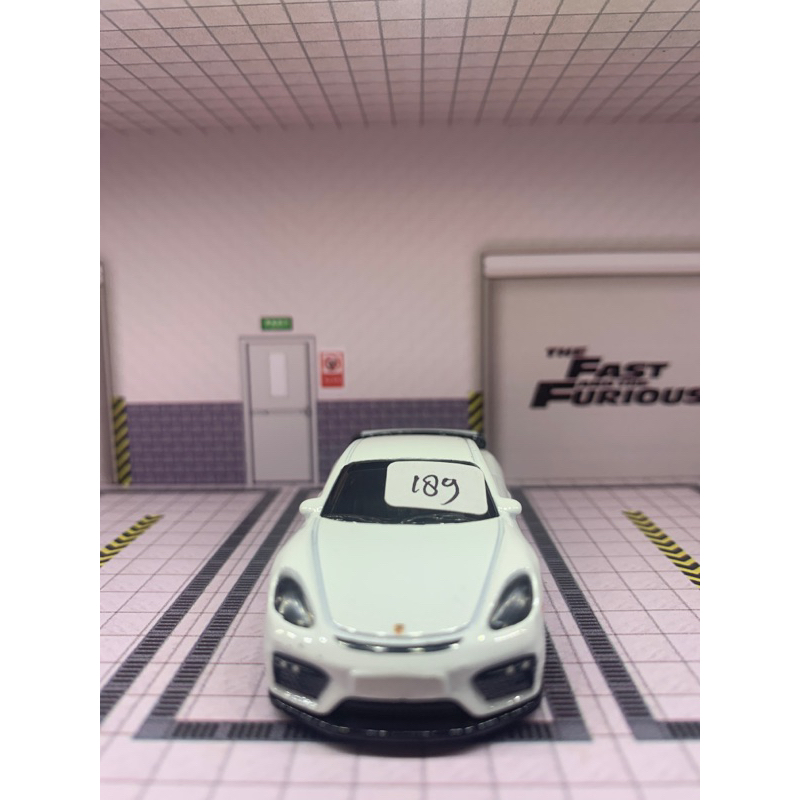 HOTWHEELS FAST AND FURIOUS PORSCHE 718 CAYMAN GT4 LOOSE MULUS [white]