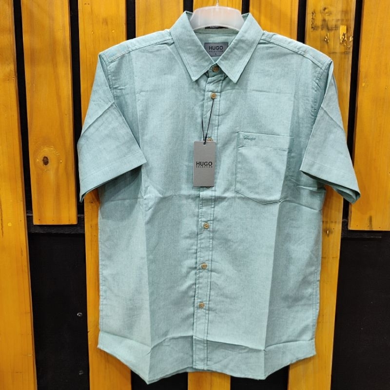 HUGO SELECTION ORIGINAL 005 Atasan Kemeja Pria Lengan Pendek