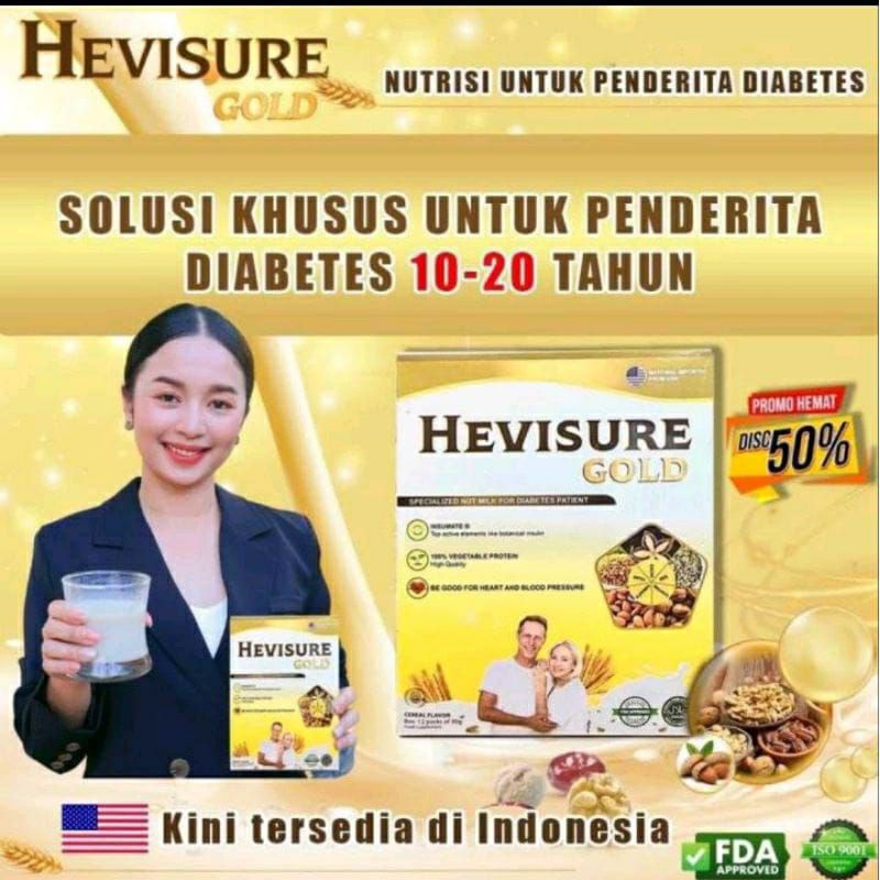 

Hevisure Gold Plus Milk Susu Original Obat Diabetes & Kencing Manis Insulin Pankreas