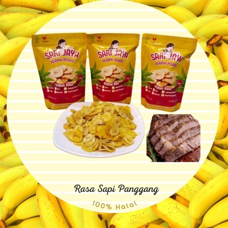 

Keripik Pisang Rasa Sapi Panggang