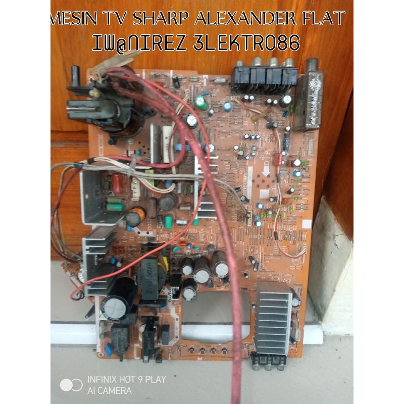 MESIN TV SHARP ALEXANDER FLAT 29 IN ORI CABUTAN SUDAH LULUS TES