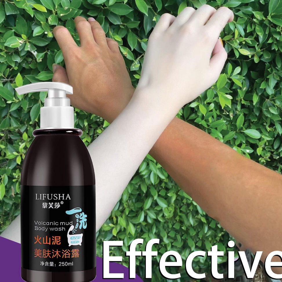 Original Impor Lumpur vulkanik Body wash Sabun pemutih badan Whitening Body Shower Whitening Mud Bat