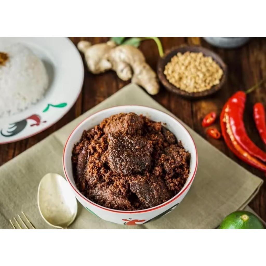 

Enak Rendang Daging Asli Padang - Rendang Minang Bpom Halal Mui - Rendang Lamak Bana Free Gift Dan Full Topping