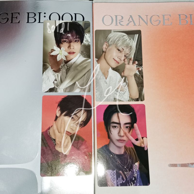 WTS PHOTOCARD ENHYPEN ORANGE BLOOD OB KALPA KSANA HEESEUNG BUNGA JAY MAUNG SUNOO SUNGHOON WEVERSE BU