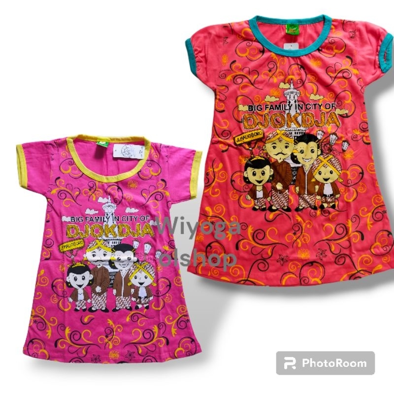 Daster anak khas jogja bahan kaos / daster anak khas jogja bahan kaos adem / daster kaos anak peremp