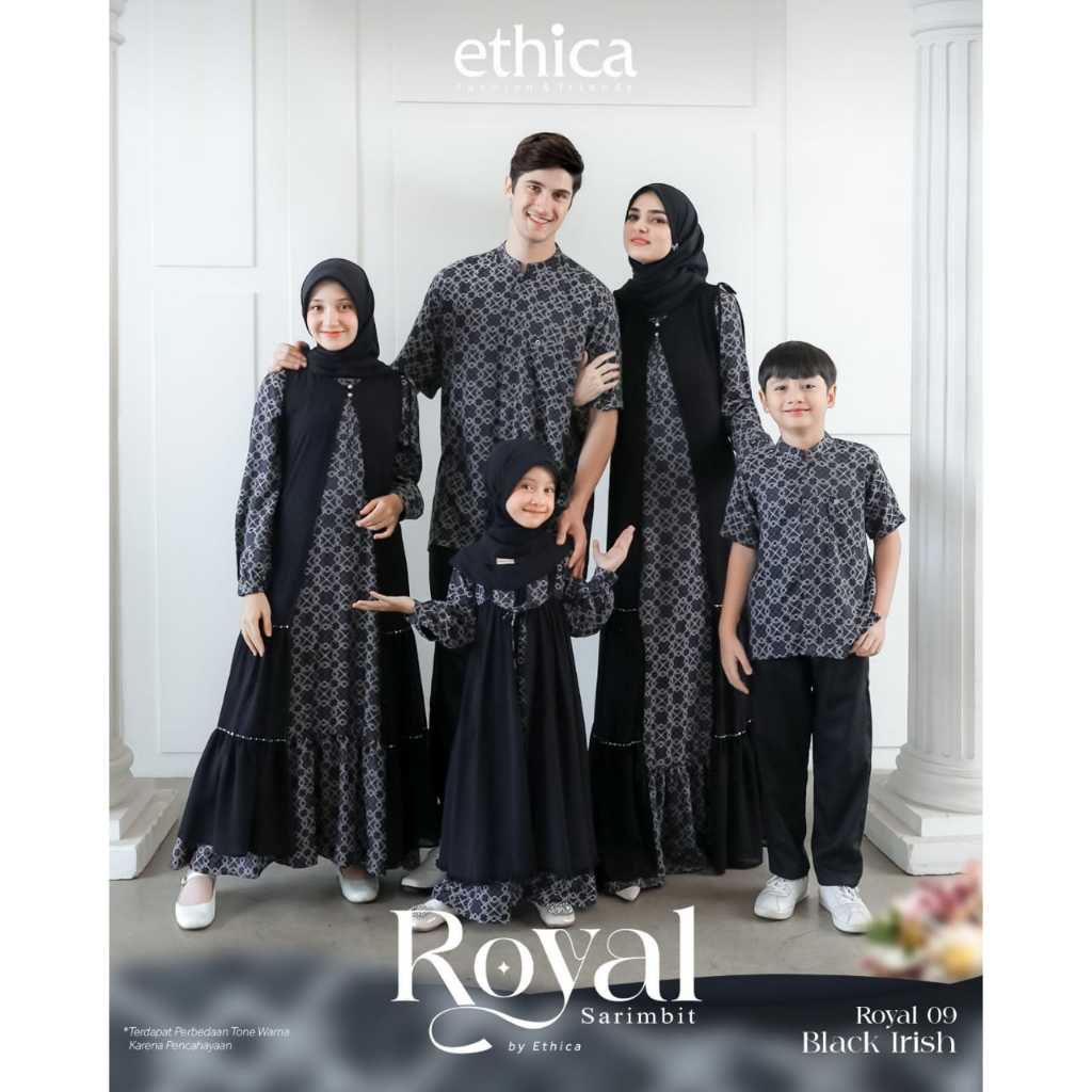 SARIMBIT ETHICA 2024 ROYAL 09 BLACK IRISH KAGUMI 310 KAHFI 311 KAGUMI KIDS 160 KAHFI KIDS 220