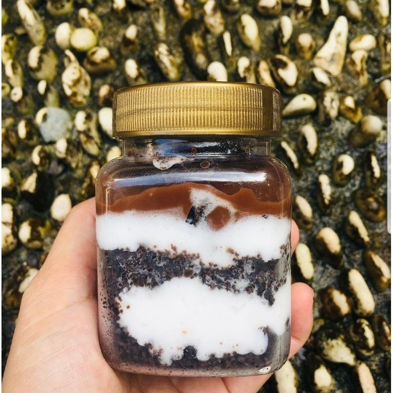 

dessert jar oreo choco