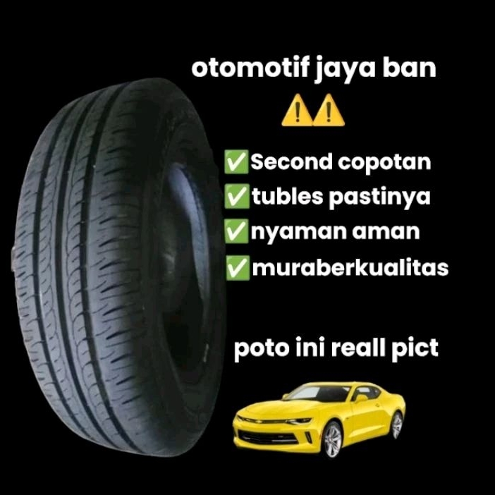 ban mobil ukuran 185/60 ring 14 / ban dunlop gt radial 14-185/60 second copotan