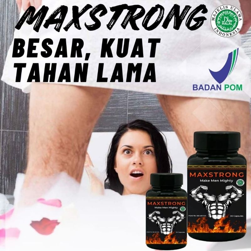 Maxstrong Obat Ku.at Stamina Pembesar Mr.p Permanen
