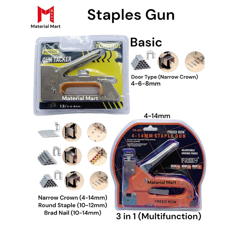 

Staples Tembak 3 in 1 | Staples Gun Serbaguna | Staple Multifungsi | Staples Gun Basic | Material Mart
