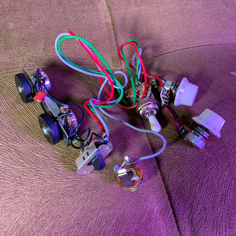 wiring set jazz master original fender jazz master