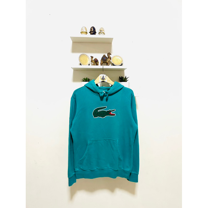 Hoodie lacoste big logo