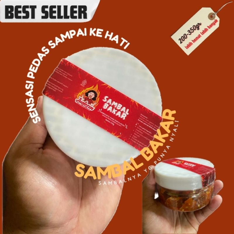 

Judesin Sambal Bakar 350gr Promo "Lebih Hemat Isi Lebih Banyak" Organik Alami Cumi,udang,original