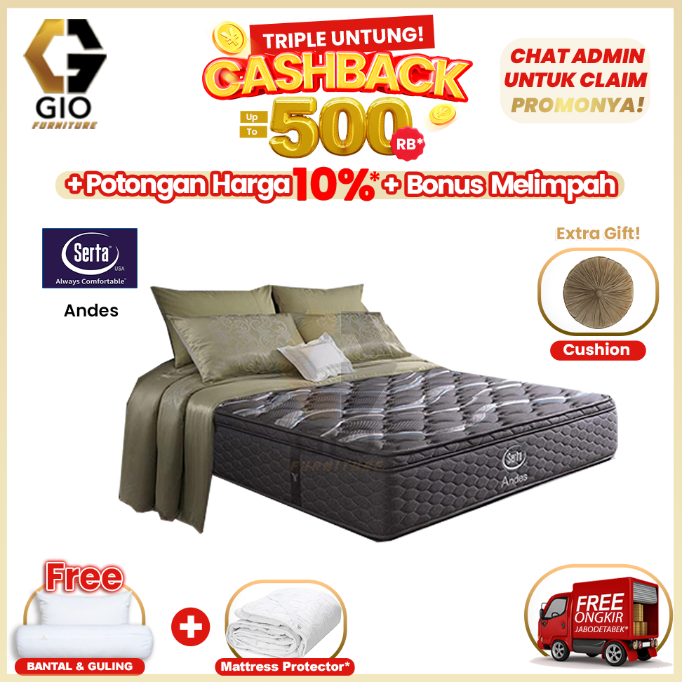 Kasur Serta Andes / Serta Springbed Andes (Hanya Kasur)