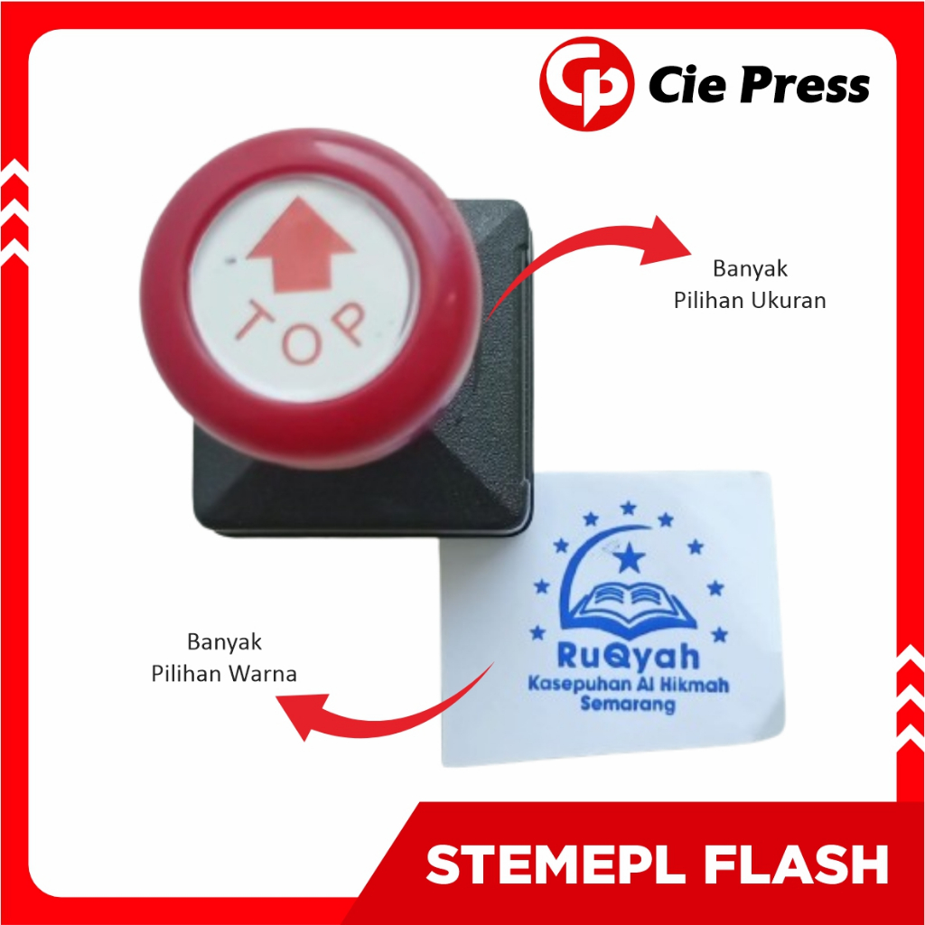 

STEMPEL FLASH CUSTOM LOGO ORGANISASI PERUSAHAAN UMKM LEMBAGA SEKOLAH DLL