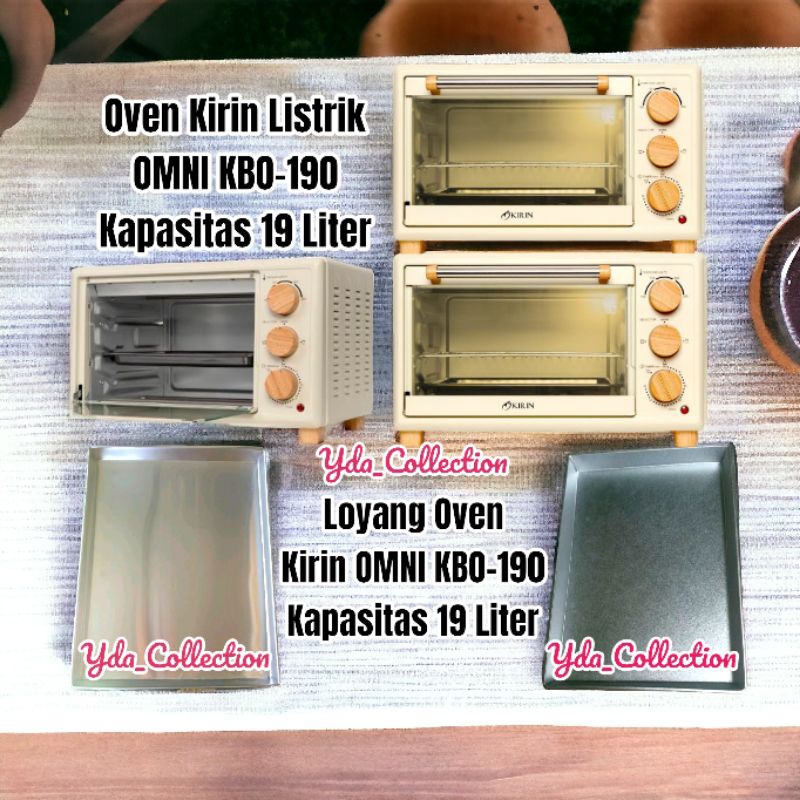 KIRIN Omni Oven Listrik 19 Liter - KBO-190 NEW / Loyang Oven Listrik Kirin Kapasitas 19 Liter / Loyang oven listrik / Oven listrik low watt