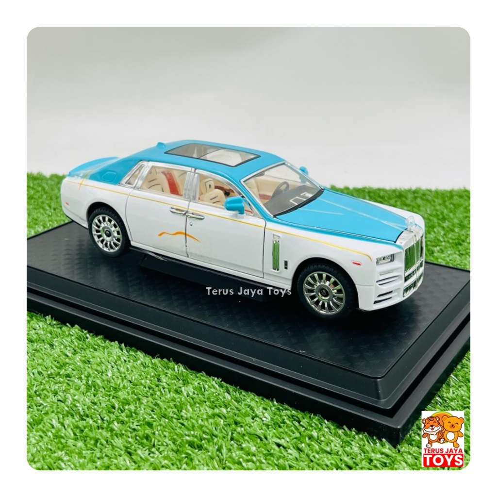 MAINAN MINIATUR MOBIL DIECAST PREMIUM ROLL ROYCE PHANTOM SKALA 1:24