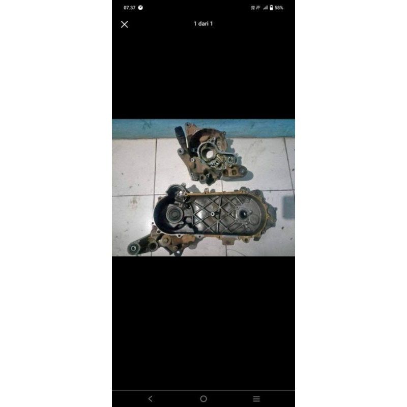 kerengkes Kiri krengkes kana bak oli rengkes Vario 110 karbu original copotan motor Honda bak kiri c