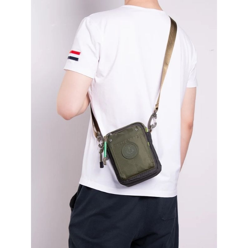 tas selempang volunteer original waterproof import mini bag pinggang_handbag