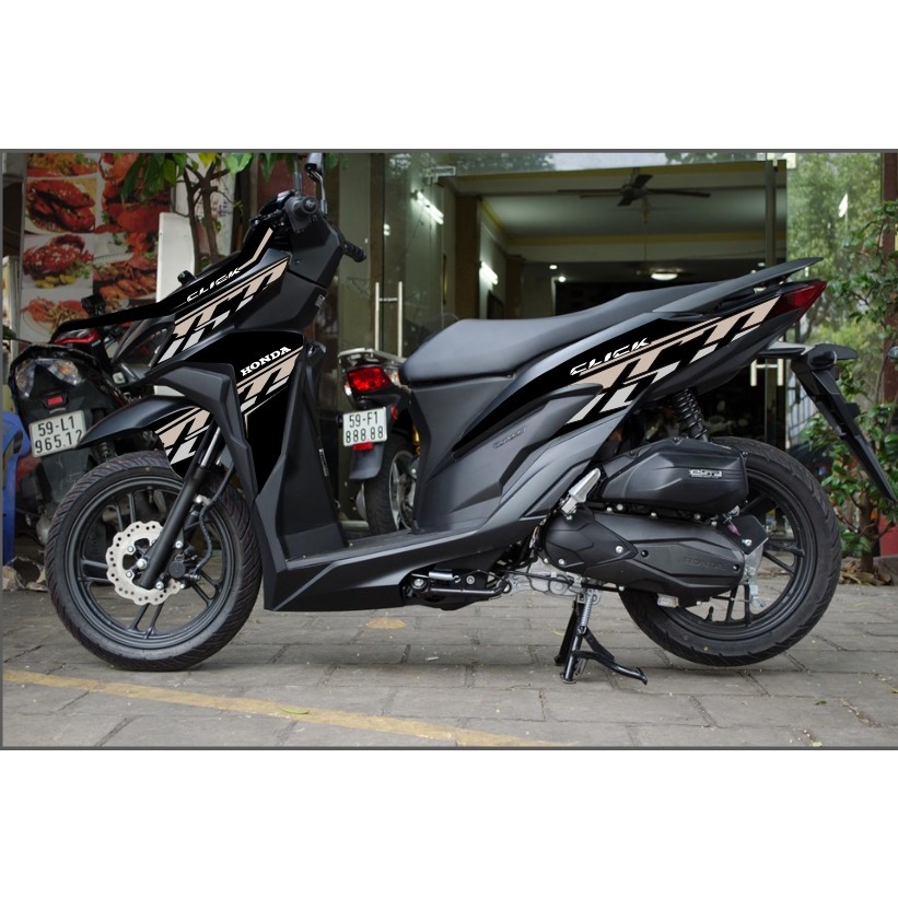 STRIPING TRANSPARAN HONDA VARIO NEW 150 CUSTOM DESIGN VIETNAM STYLE
