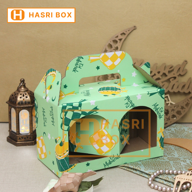 

( 10 Pcs ) Dus Toples Jar 600ml Isi 2 Lebaran Kardus Box Jinjing Toples Tabung 600ml Kotak Packaging Hampers Parcel Idul Fitri