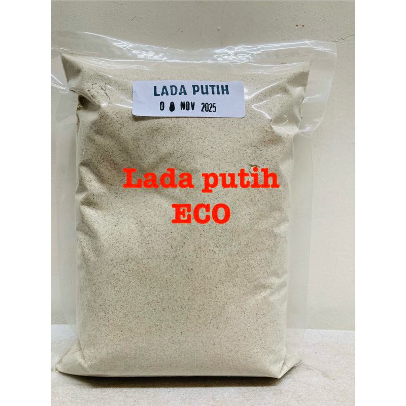 

Korzaln Lada Putih Bubuk Bangka Original 1Kg / Lada Putih Bubuk Original