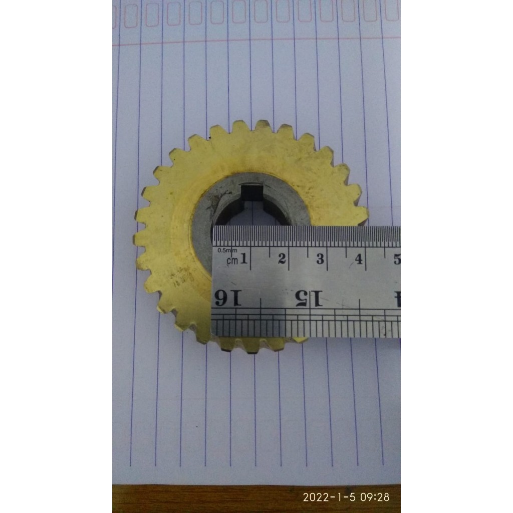 READY STOK] DMX-H20 Sparepart Yellow Gear Mixer Fomac - Fomac