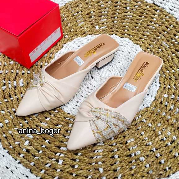 SEPATU HEELS SELOP WANITA 3CM DV-019