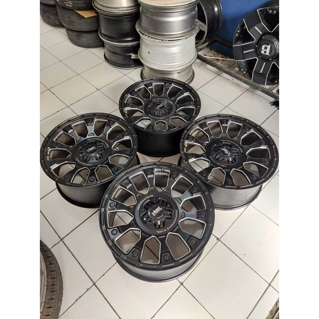 velg mobil bekas hsr banteng r20 pcd 5x100/114,3 untuk crv new avanza