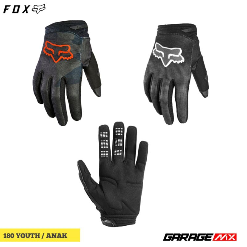 GLOVE FOX 180 YOUTH - SARUNG TANGAN TRAIL CROSS FOX ANAK ORIGINAL