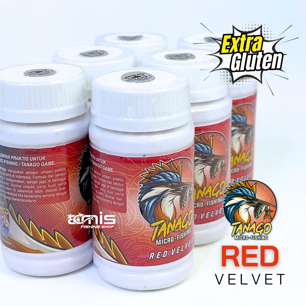 TANAGO Red Velvet Umpan Micro Fishing