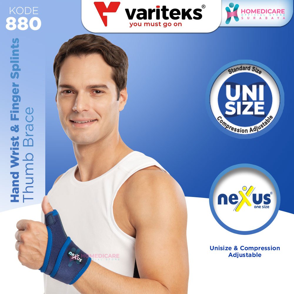 Thumb Brace Variteks Penunjang Olahraga Pelindung Jari Variteks 880