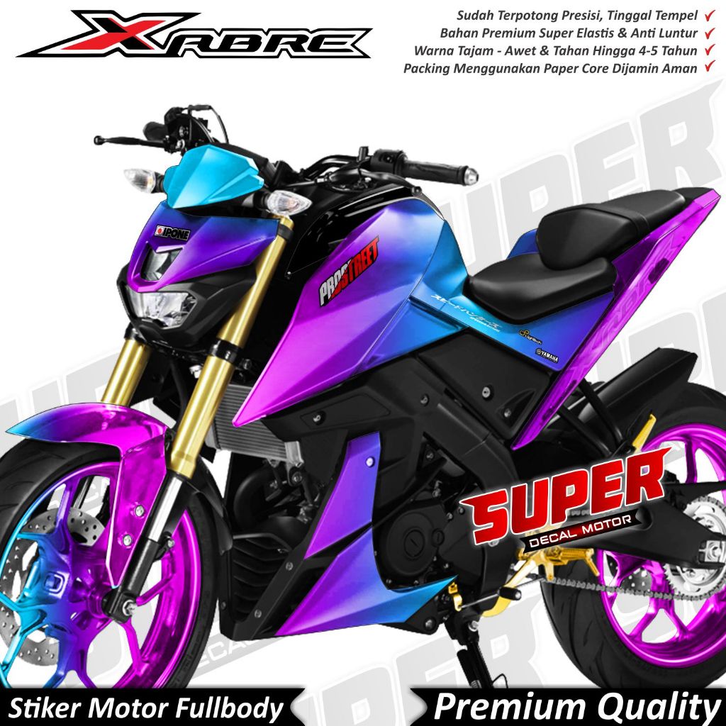 TERBARU Stiker Decal XABRE Full Body Variasi Warna Bunglon Keren