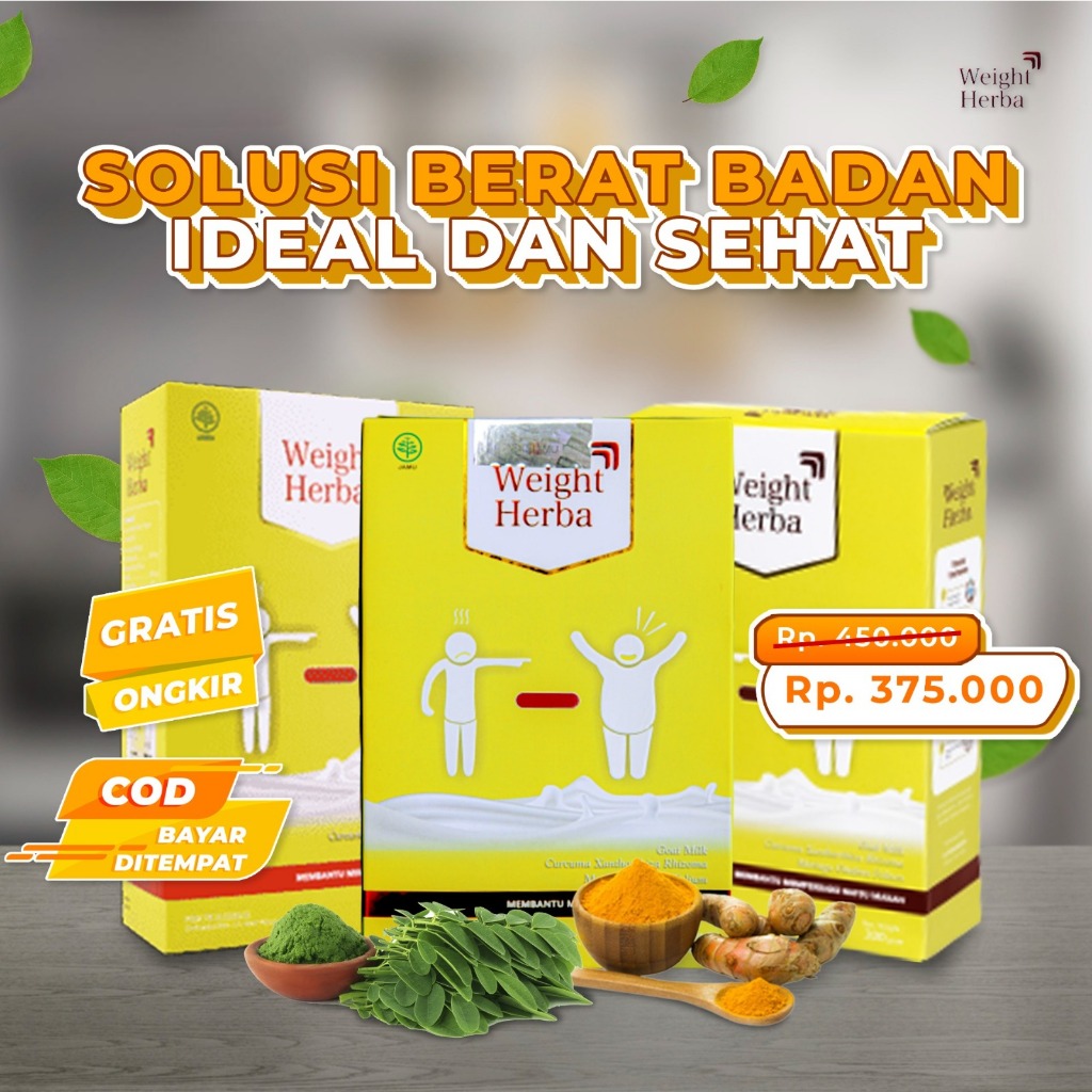 

Weight Herba 3 Box Susu Protein Membantu Menggemukan Badan Secara Ideal Menambah Nafsu Makan