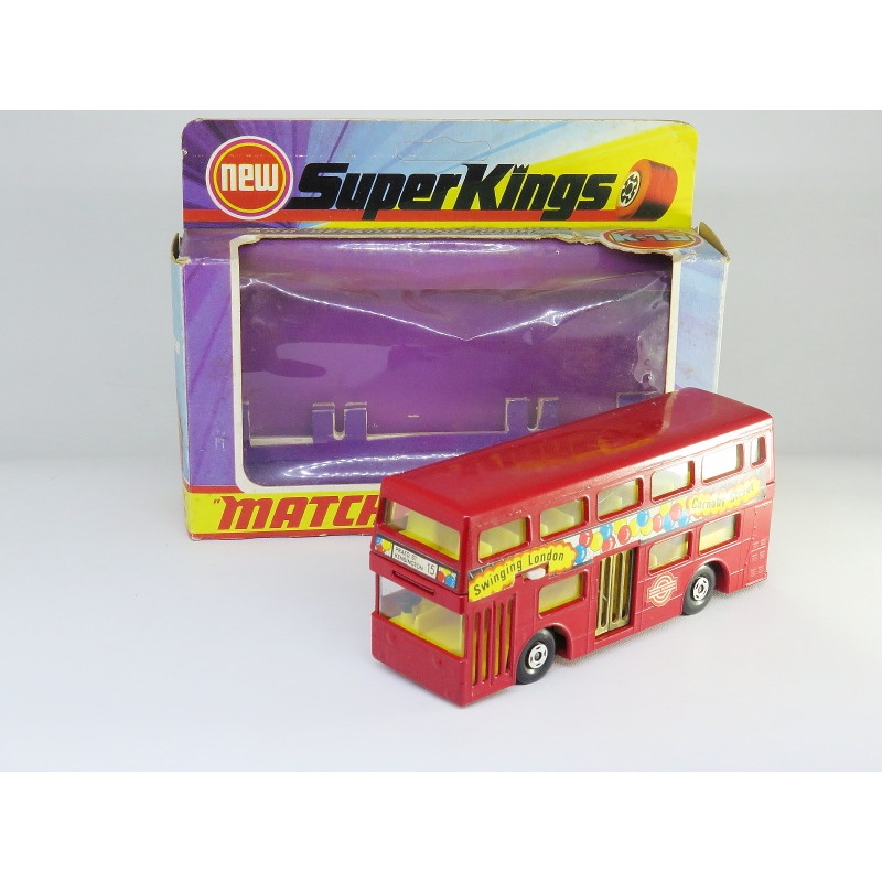 Matchbox Super Kings K15 The Londoner Bus Double Decker - Lesney