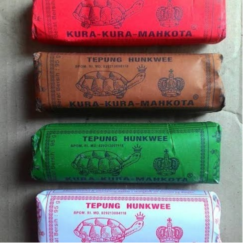 

Tepung Hunkwe / Hungkwe Varian Warna Kura Kura Mahkota 95 gr