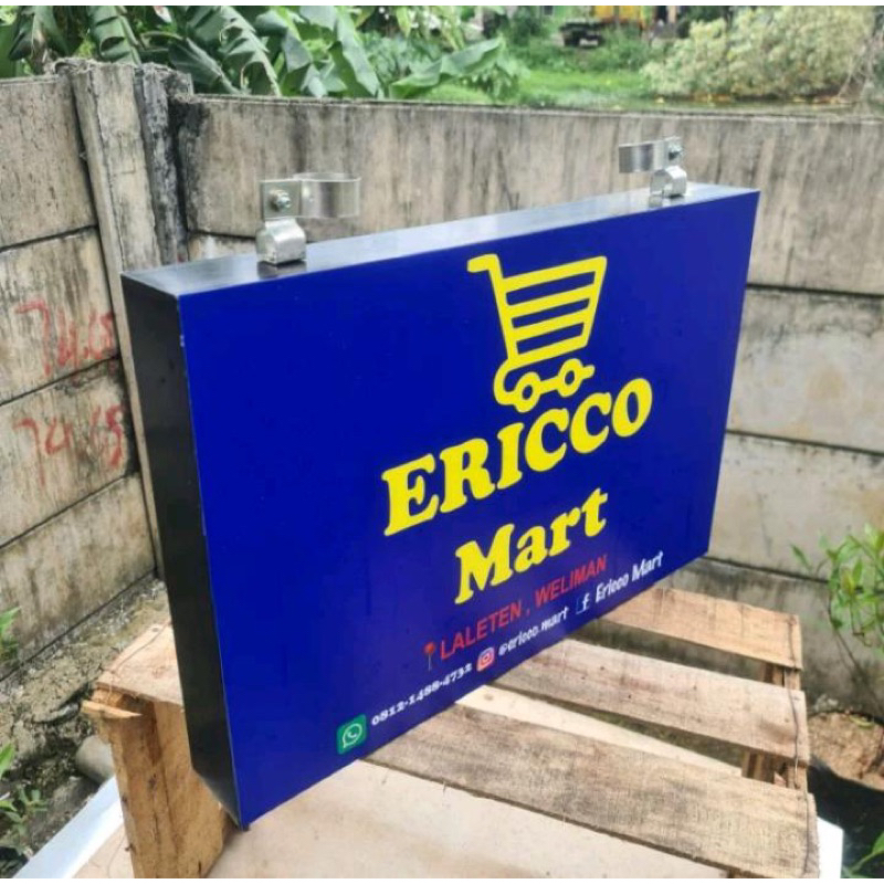 NEON BOX UKURAN 60 x 40 AKRILIK