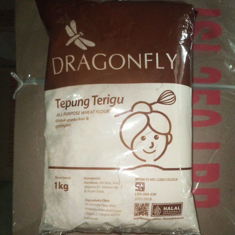 

TERIGU SERBAGUNA DRAGONFLY 1 KG