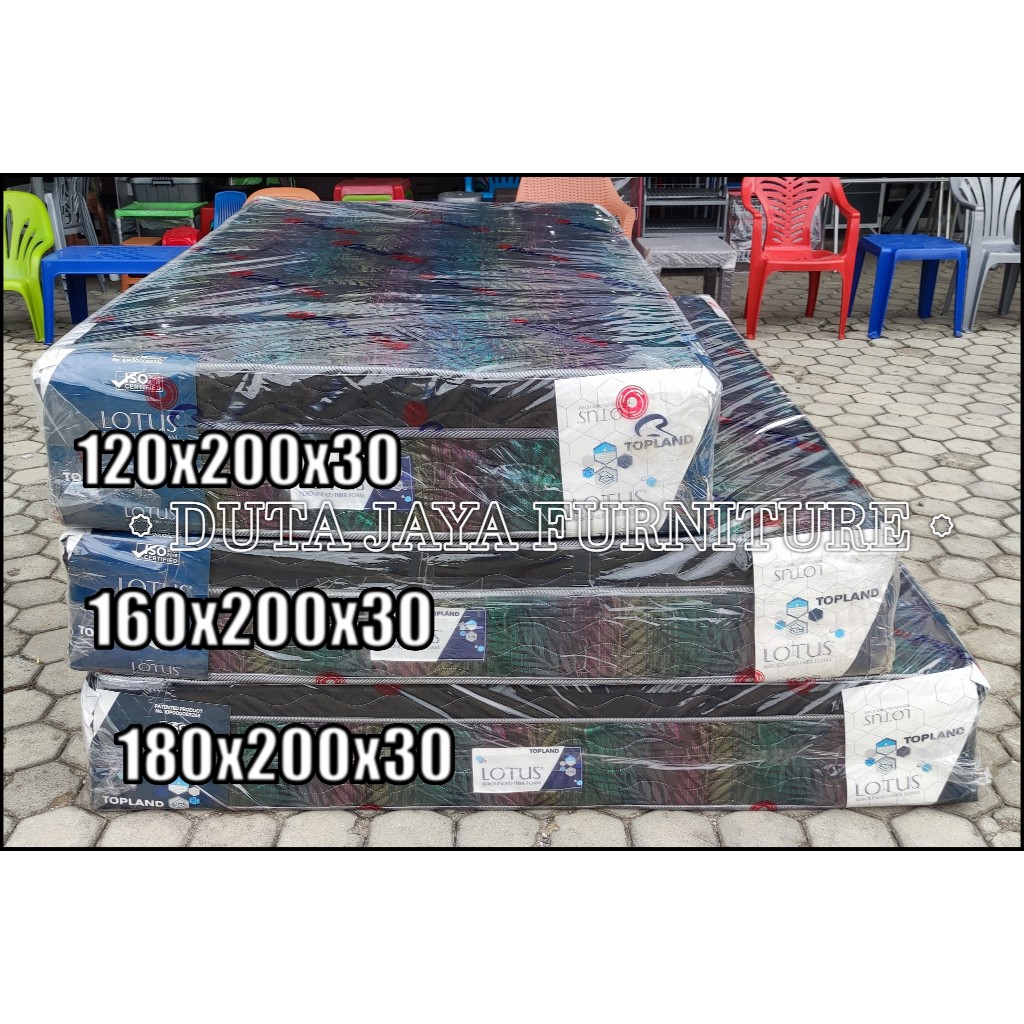 Kasur Busa Fiber Busa Lotus Busa Central Busa Bergaransi Garansi 5 Tahun Tebal 30cm kasur busa, harg