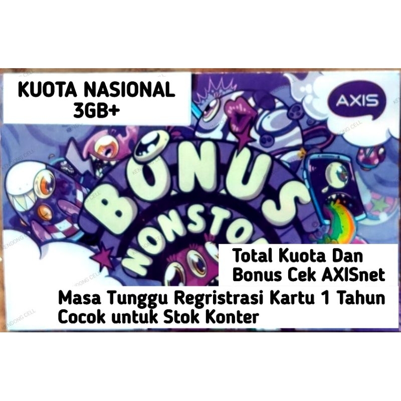 KARTU PERDANA KUOTA AXIS PILIH NOMOR