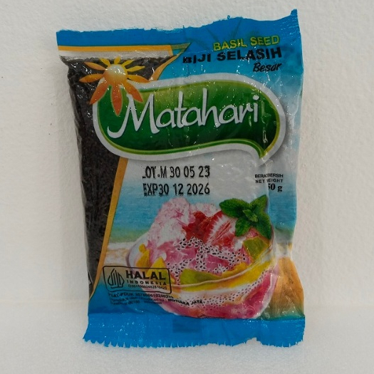 

Biji Selasih MATAHARI Sachet 50gr