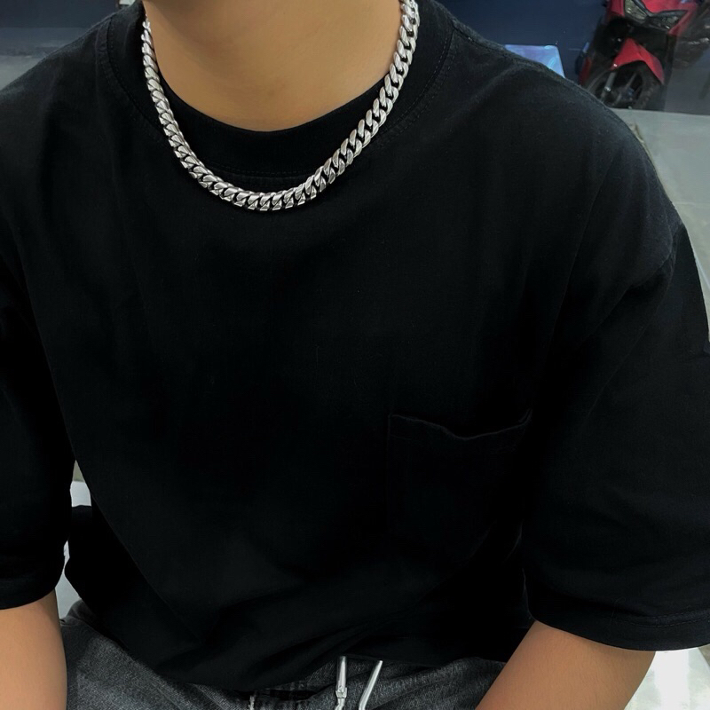 Kalung Rantai Pria Cuban Stainless Steel Anti Karat - Kalung Pria Stainless Steel Anti Karat
