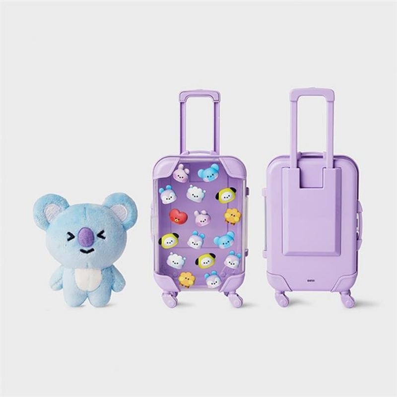 [PO] BT21 OFFICIAL - MINI PLUSH DOLL IN LUGGAGE BIG & TINY EDITION / DOLL BT21
