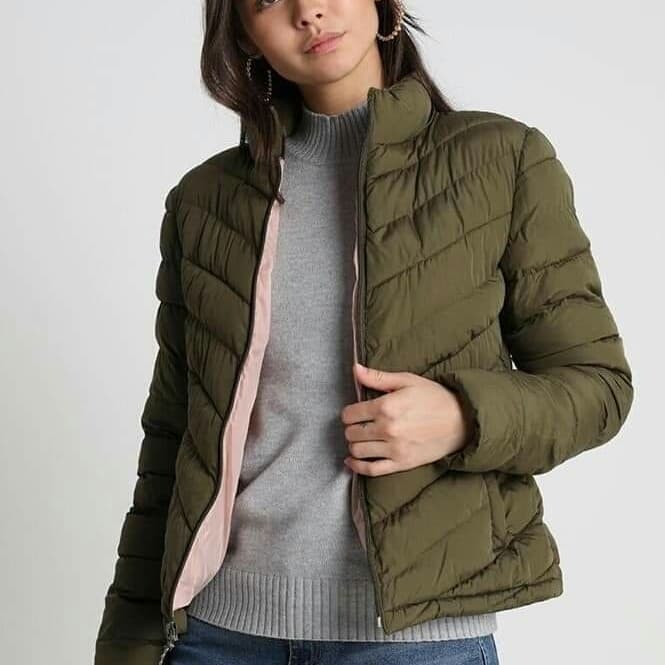 NEW GAP Jacket Mid Season Jaket Size M Army Green / Jaket Dewasa / Jaket Puffer