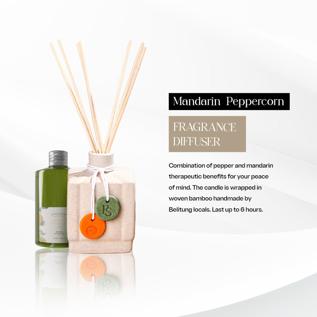 Mandarin Peppercorn Fragrance Diffuser (Ceramic Edition)