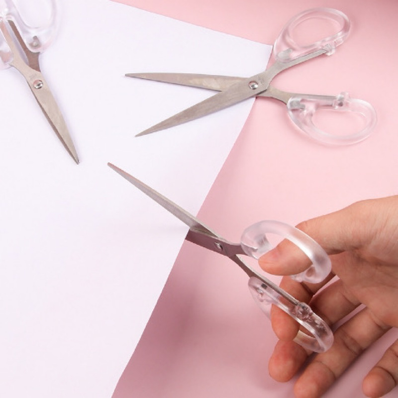 

Gunting Transparan Bening Multifungsi / Gunting Transparan / Gunting Kertas Transparan Pemotong Kertas Scrapbooking